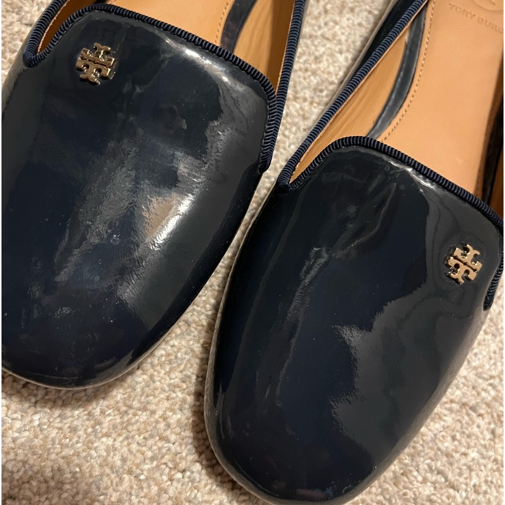 Tory Burch Loafer Size 7 (turquoise/dark green) Patton Leather